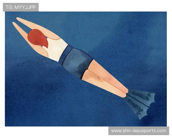 水下定向游泳动作线条干净